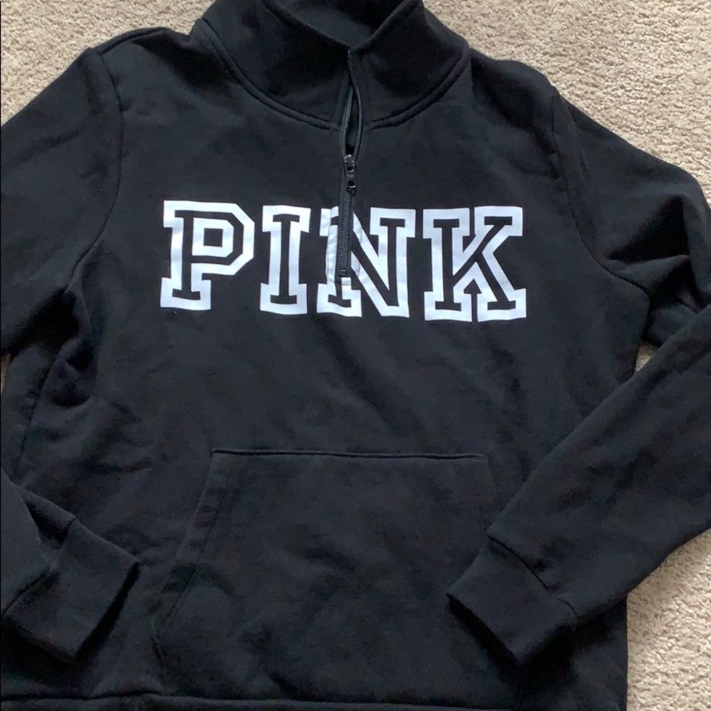 NWOT VS PINK 1/4 zip